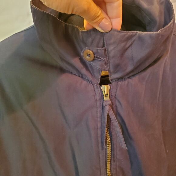 Vintage Urban Equipment Microfibre Jacket XL Navy Blue Zip Front Bomber Style - Picture 4 of 8